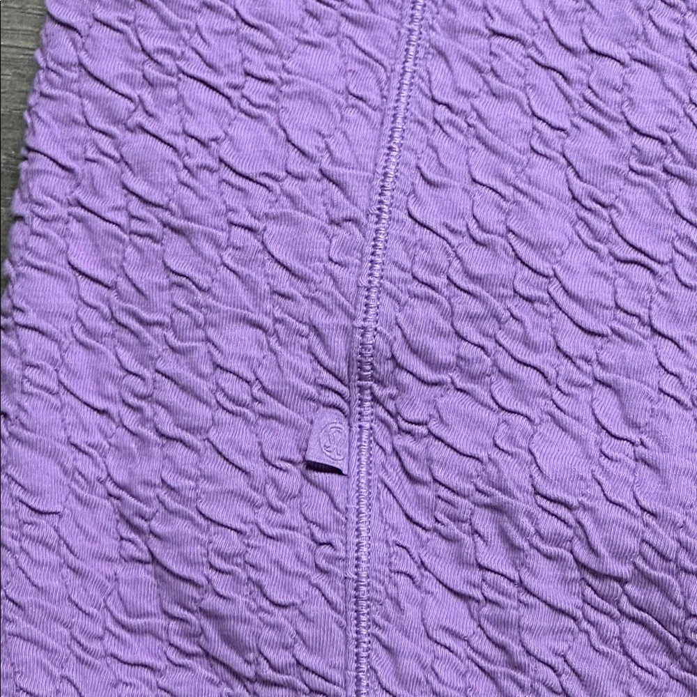 Lululemon Rippled V-Neck Pullover‎ Long Sleeve Wisteria Purple Size 10